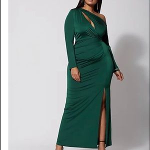 CHLOE HIGH-SLIT MAXI DRESS